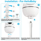 Flexible Baby Monitor Mount Compatible With Hellobaby Hb65/Hb40/Hb6550/Hb66/Hb6339/Hb6550 Pro, Anmeate Sm935E, Baby Camera Mount