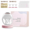 YXYaoZhengYiGeYi Wearable Electric Breast Pump, Hands-Free Breastfeeding Pump with 4 Modes & 12 Levels, Anti-Backflow, LED Displ