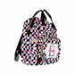 Customized School Bag With Name, Large Capacity Waterproof Diaper Bag, Personalized Monogram Nappy Backpack With Thermal Pockets