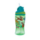 Nuby 2-Pack Thirsty Kids No-Spill Flip-It Printed Boost Cup With Thin Soft Straw - 12Oz, 18+ Months, 2-Pack, Pink Fox & Green Ti