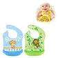 Babygo Silicone Baby Bibs | Detachable Waterproof Apron Feeding Bibs For Infants & Toddlers, Washable, Reusable & Adjustable Nec