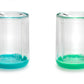 Melii Double-Walled Bear Drinking Cup For Toddlers, Kids And Children (Blue + Mint 2 Pack)