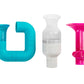 Boon Tubes Toddler Bath Toys - Bathtub Building Toys with Suction Cups - Toddler Sensory Toys and Bathtub Essentials - Blue - 3 