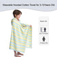 Voova & Movas Toddler Towels For Boys - 100% Cotton (3-10Years) - Quick Dry Absorbent Lightweigh Hooded Wrap Towel For Pool | Sw