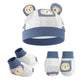 Youstylo Baby Cap, Mittens, And Socks Set For Newborns, Soft, Comfortable, And Perfect For 03 Months | Unisex Baby Accessories 