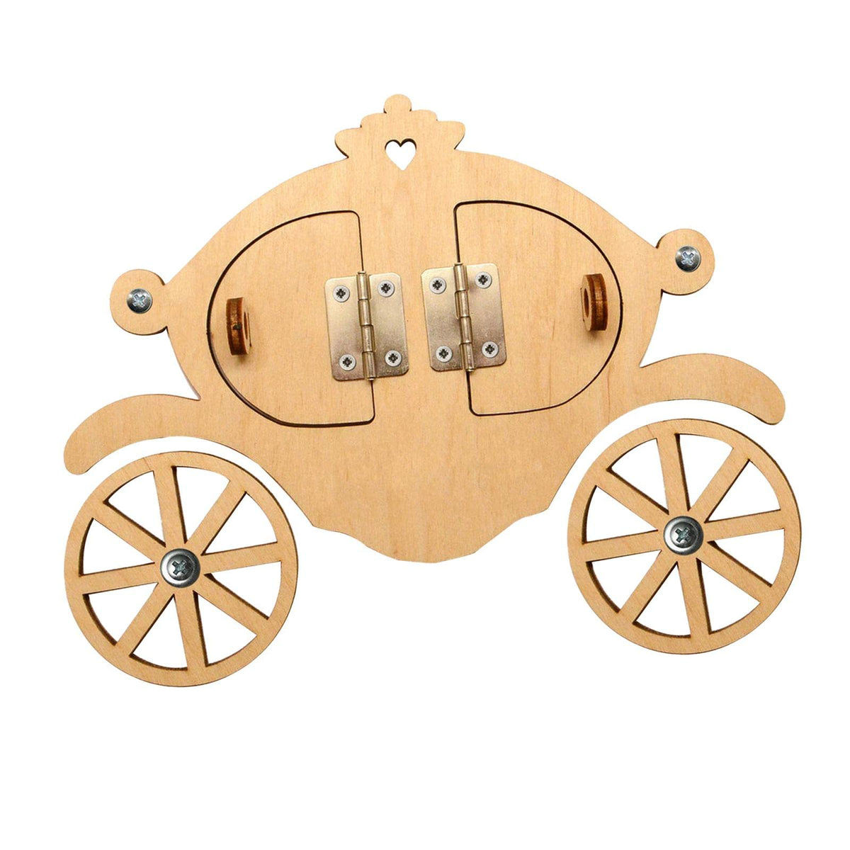 UJEAVETTE Kids Busy Board DIY Material Activity Sensory Board Parts for Toddler Gifts Carriage
