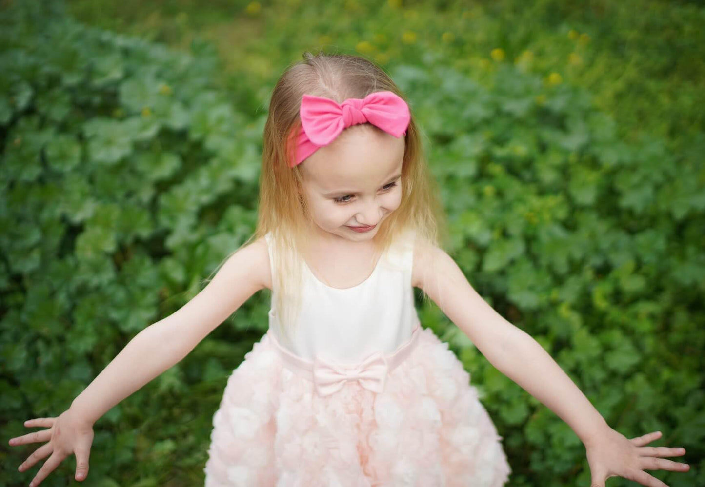 Babygiz Baby Girl Headbands-Infant,Toddler Cotton Handmade Hairbands With Bows Child Hair Accessories (Hot Pink)
