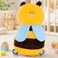 Baby Head Protection Backpack, Bee Design, Soft & Breathable, Adjustable Straps, for 612 Months