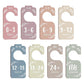 SECRET DESIRE 8Pcs Baby Closet Dividers Newborn Supplies Clothes Size Divider for Newborns|Other Nursery Dco