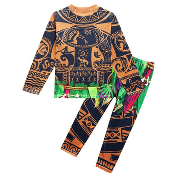 Dressy Daisy Kids Boys Maui Pajamas Sleepwear Costume Dress Up Set Halloween Fancy Party Outfits Size 8 293