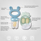 Haakaa Freeze-N-Feed Mini Combo With Silicone Food Feeder & Silicone Mini Nibble Tray|Baby Solid Food Self Feeder|Breastmilk Pop