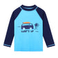 Huaaniue Baby Toddler Boy Swimsuit Rashguard Set Swimwear Upf 50+ Car 5-6 T