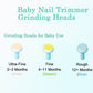 Replacement Pads Refills For Electric Baby Nail Trimmer - Jaybva 6Pcs Replacement Grinding Heads Polish Disc For Standard Nail F