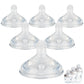 Silicone Baby Bottle Nipples for Natural Start Anti-Colic Bottles &Advanced Anti-Colic Bottles,Closer to Nature Bottles,Medium F