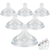 Silicone Baby Bottle Nipples for Natural Start Anti-Colic Bottles &Advanced Anti-Colic Bottles,Closer to Nature Bottles,Medium F