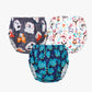 CrawlIn Reusable Adjustable Swim Diaper Combo  Pack Of 3 Printed Underpants For Infant Boys & Girls | S | Color 8