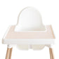 Yeah Baby Goods Placemats Compatible W/Antilop High Chair (Blush Speckle) - Slip-Resistant & Food-Grade Silicone High Chair Mat