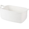 OIAHOMY 19L Woven Basket with Gift Bags and Ribbons, Gift Basket Empty for Baby Showers Birthday, Nursery Bin with Handles for B