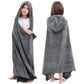 Hiturbo Kids Hooded Fleece Towel: Soft Plush Pool Beach Towel Wrap - 50'X30' Toddler Bath Blanket For Boys Girls 3-12 Years (G