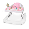 Ingenuity Step & Sprout 3-in-1 Foldable Baby Activity Walker with Removable Toys Ages 6 Months +, Pink