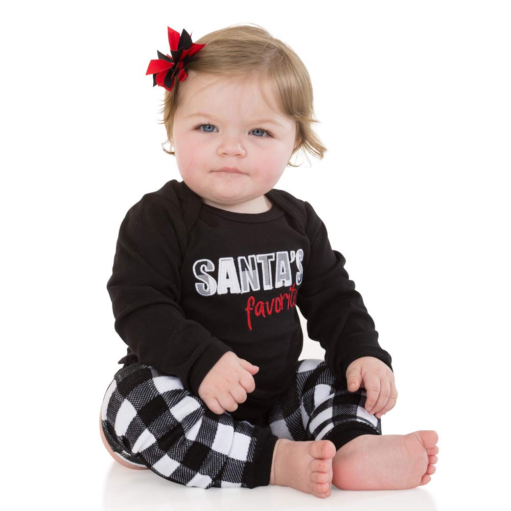 Judanzy Christmas And Halloween Baby And Toddler Leg Warmers For Girls And Boys (One Size, Black And White Buffalo Plaid)