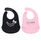 Little Treasure Unisex Baby Silicone Bibs, Classy, One Size