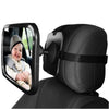 Zogeez Xl Baby Car Mirror, Safety Car Seat Mirror For Rear Facing Infant With Wide Crystal Clear View, Fits On Headrest Shatterp
