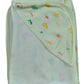 HAFEELA 100% Soft Cotton New Born Baby Hooded Terry Towels  Pack of 1 (Yellow)