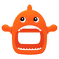 Kpblis Shark Silicone Baby Teether Toy for Babies 0-6 Month, Never Drop Baby Teething Toys for 6 to 12 Months, Infants Hand Teet