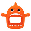 Kpblis Shark Silicone Baby Teether Toy for Babies 0-6 Month, Never Drop Baby Teething Toys for 6 to 12 Months, Infants Hand Teet