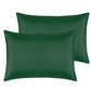 Ntbay Zippered Silk Satin Toddler Pillowcases - 2 Pack Hidden Zipper 13X18 Pillowcases - Luxury And Silky Baby Travel Pillow Cov