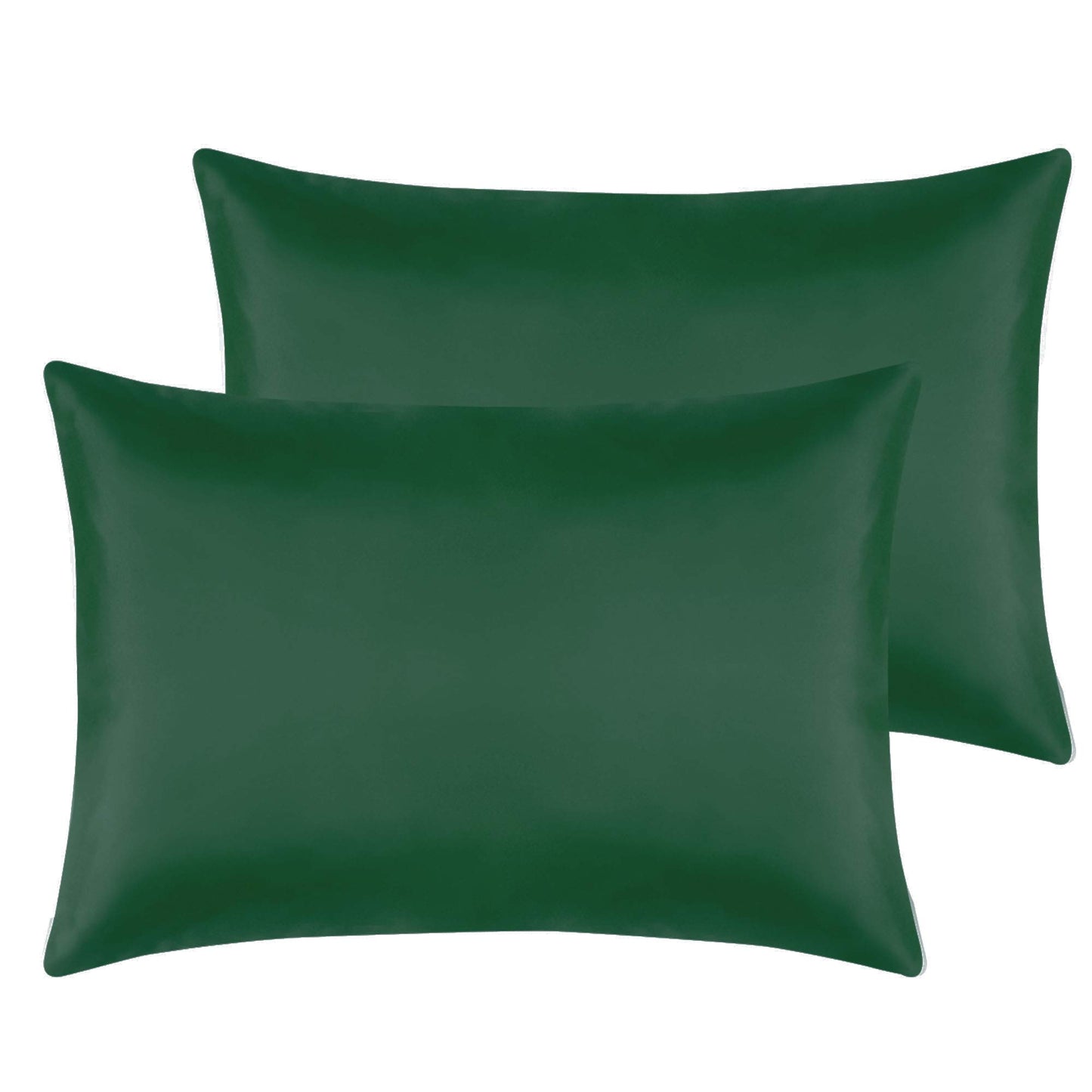 Ntbay Zippered Silk Satin Toddler Pillowcases - 2 Pack Hidden Zipper 13X18 Pillowcases - Luxury And Silky Baby Travel Pillow Cov
