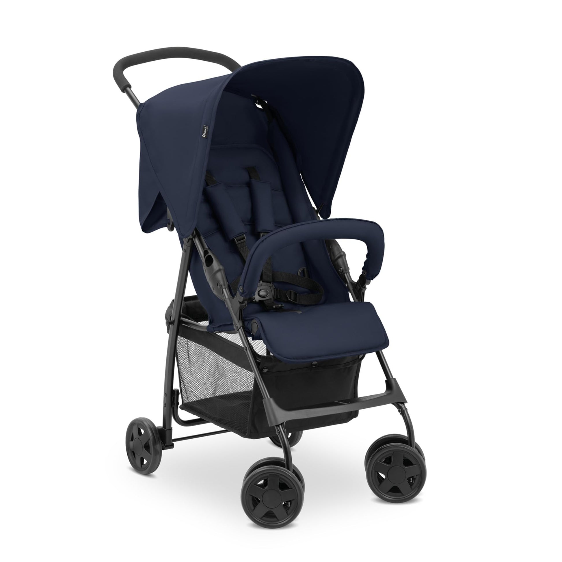 Hauck Lightweight And Compact Travel Baby/Toddler Foldable Stroller, Sport, Dark Blue