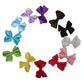 Dozen Assorted 2.5' Grosgrain Ribbon Baby Girl Chunky Hairbows
