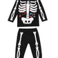Little Fancy Kids Unisex Boys Girls Kids Skeleton Costume Outfit Pants Set (5T) Black