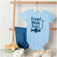 Brisco Brands Crawl Walk Fish Hook Outdoor Lover Baby Romper Boys Or Girls