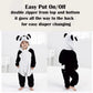 Qiaoniuniu Halloween Baby Panda Costumes Toddler Outfit Infants Cosplay Romper 6-12 Months