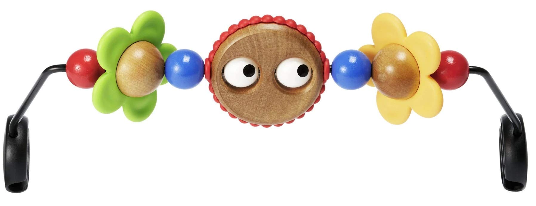 BabyBjrn BABYBJORN Wooden Toy for Bouncer - Googly Eyes (080500US),1 Count (Pack of 1)