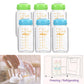 Matyz Glass Breastmilk Storage Bottles, 6 Pack, 8 Oz, Compatible With Spectra Medela Pump - Store, Freeze, Warm Up Milk Well - L