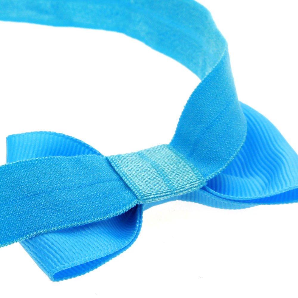 Icobuty 20 Pcs 2.75 Inch Baby Girls Head Bow Hair Band Headband Baby Girl Newborn Toddler (Classic)