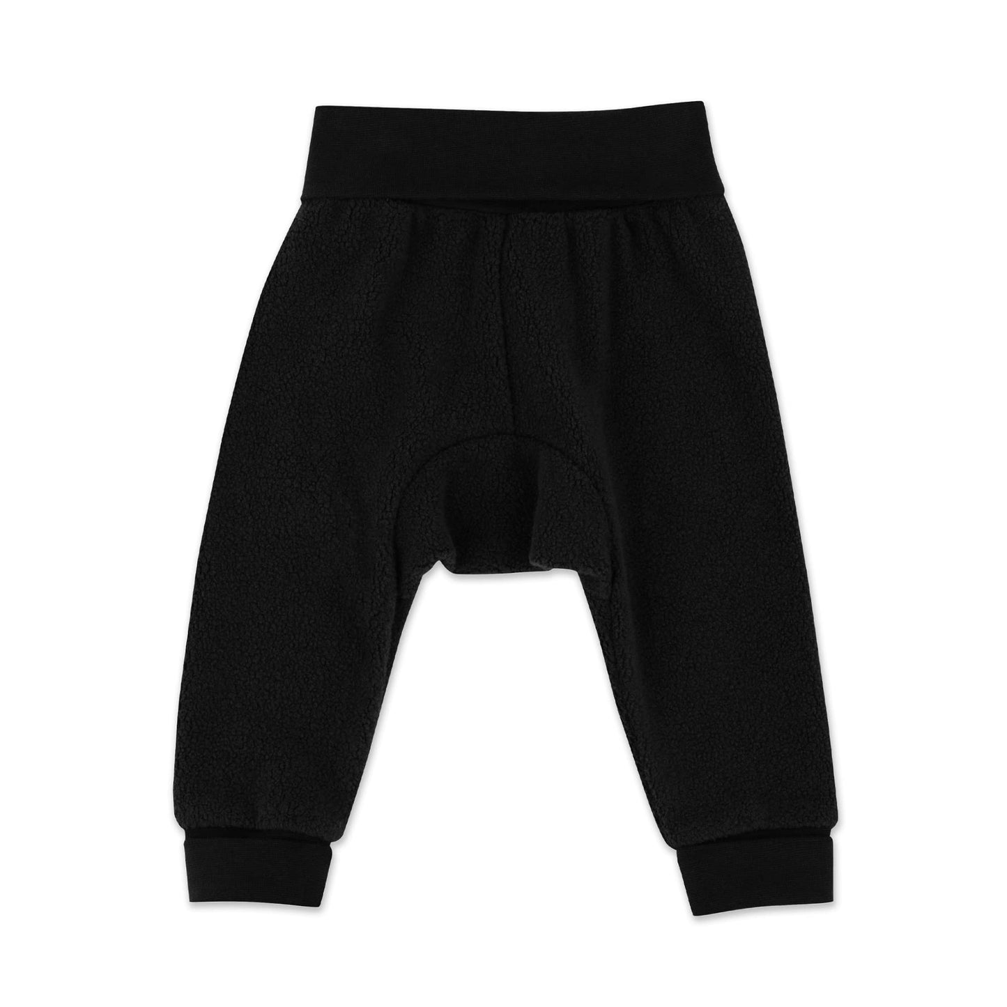 Zutano Unisex Baby Fleece Pants For Boys And Girls, Baby Sweatpants And Joggers, Black, 18 Months