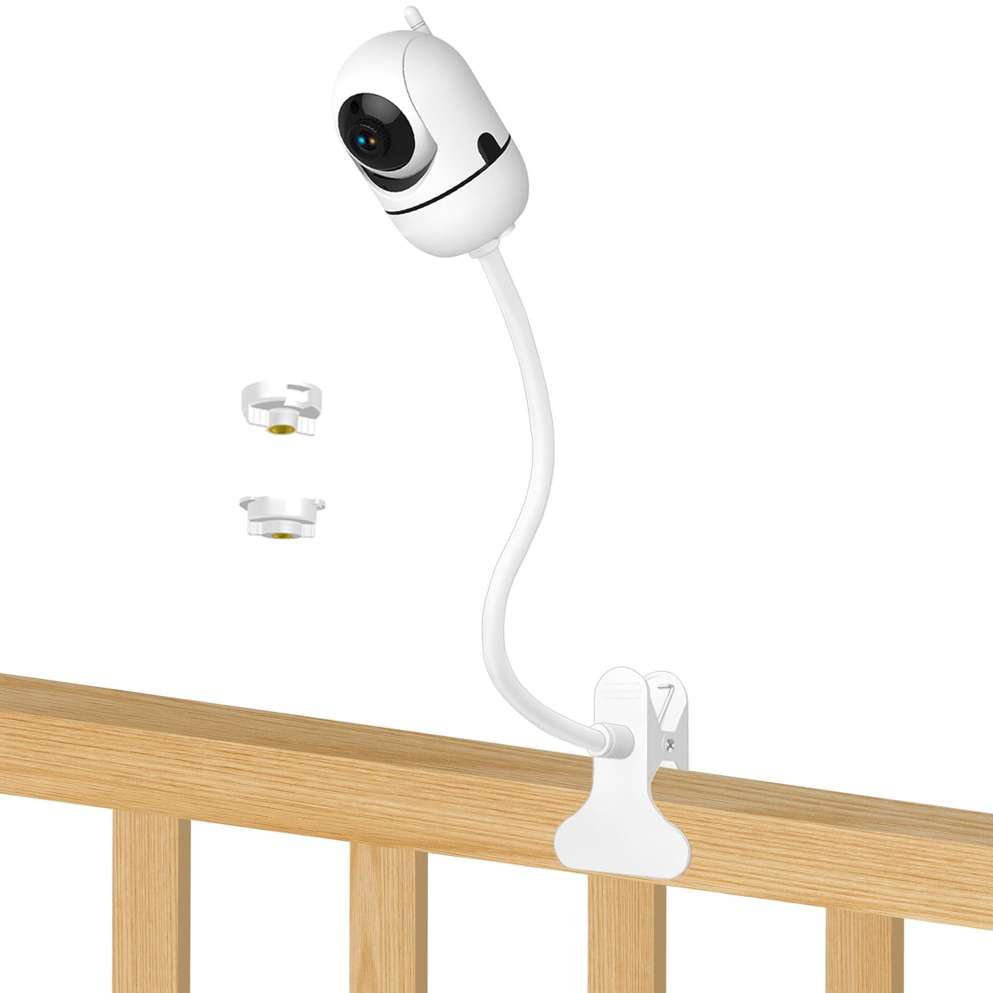 VIKOBESS Baby Monitor Mount Clip, Flexible Holder Compatible with HelloBaby HB65, HB6550, HB6550 Pro, HB66, HB6240, HB6560, HB63