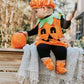 Oneflow Infant Toddler Baby Girl Boy Halloween Pumpkin Costume Cute Hooded Romper Top Leggings Pants Outfit Set (0-6 Month, Pump