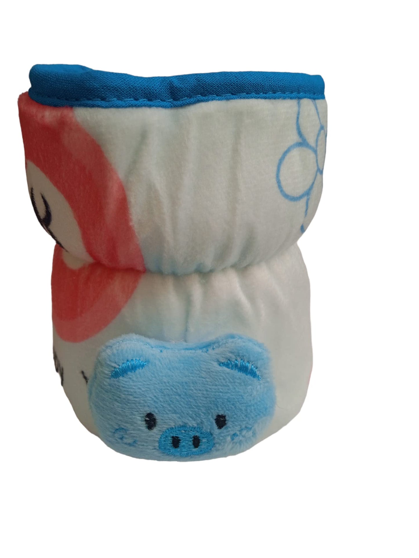 Manan Shopee Bottle Covers For Philips Avent/Broad Neck Soft Plush Stretchable Baby Feeding Bottle Tote Bag Cover With Strap (Zi