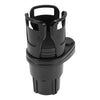 HEROFFIX 1 Pc for Most Vehicles 2 in 1 Car Cup Holder 360 Rotating Additional Cup Holder Extender 186x85x66mm Carbon Fiber Black