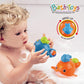 Dwi Dowellin Bath Toys Fishing Games Swimming Whales Bath Time Bathtub Toy for Toddlers Baby Kids Infant Fish Set Age 18months a