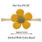 Jiahang Baby Girls Hair Bow Headbands Nylon Flower Hairband Blossoms Hair Accessories 10Pcs For Newborn Infant Toddlers