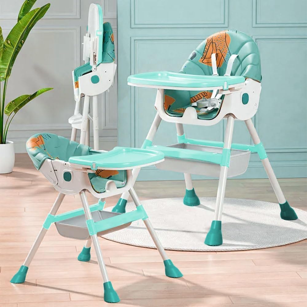 Staranddaisy High Chair For Baby/Baby Feeding Chair For 0 To 5 Years With Multi Level Height Adjustment, Reclining Seat, 5 Point