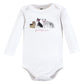 Hudson Baby Unisex Baby Cotton Long-Sleeve Bodysuits, Girl Dogs 7-Pack, Preemie