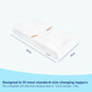 Graco Premium 4-Sided Contoured Changing Pad (White) - Greenguard Gold Certified, Jpma Waterproof Certified Baby Changing Pad Wi